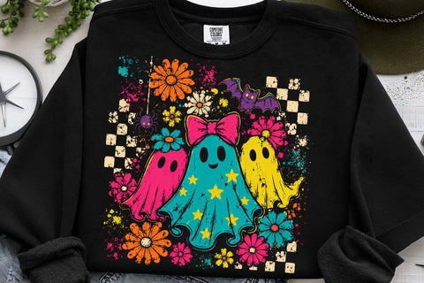 Halloween Ghost Neon Png, Cute Boo Ghost Coquette Png, Halloween Png, Funny Halloween Png, Spooky Season Png SVG DesignDestine 