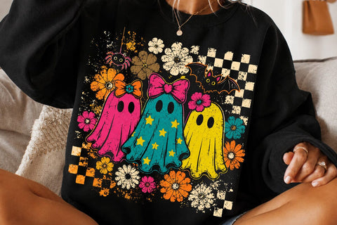 Halloween Ghost Neon Png, Cute Boo Ghost Coquette Png, Halloween Png, Funny Halloween Png, Spooky Season Png SVG DesignDestine 