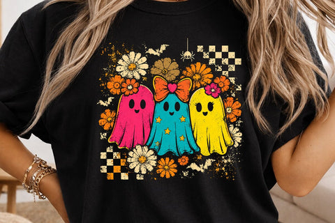 Halloween Ghost Neon Png, Cute Boo Ghost Coquette Png, Halloween Png, Funny Halloween Png, Spooky Season Png SVG DesignDestine 