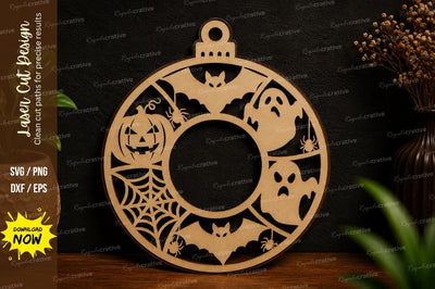 Halloween Ghost Ornament SVG Laser Cut Svg Design SVG Regulrcrative 