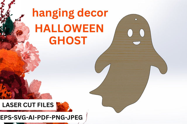 Halloween Ghost Ornament SVG SVG Paperjamlab 