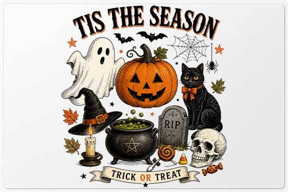 Halloween Ghost PNG Trick or Treat Digital Download SVG BillahCrafts 