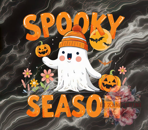 Halloween Ghost, Spooky Season, Ghost Clipart, Digital Download, Halloween Decor, Cute Ghost Art, Trick or Treat, Spooky Design Sublimation Li Zamperini 
