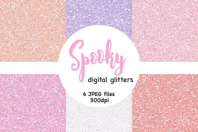 Halloween Glitter Paper | Tileable Patterns Digital Pattern GlamArtZhanna 