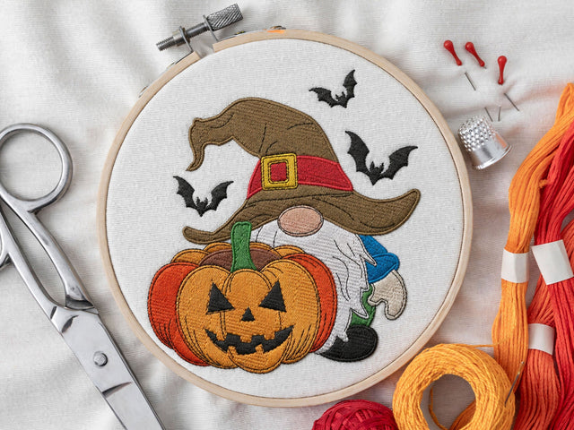 Halloween Gnome Embroidery Design Embroidery/Applique DESIGNS DesignDestine 