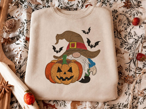 Halloween Gnome Embroidery Design Embroidery/Applique DESIGNS DesignDestine 