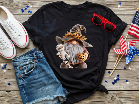 Halloween Gnome Patch T-Shirt PNG, Pumpkin Patch, Whimsical Gnomes, Spooky Cute, Sublimation PNG, Trick Or Treat, Autumn Fun Sublimation ToriDesigns 