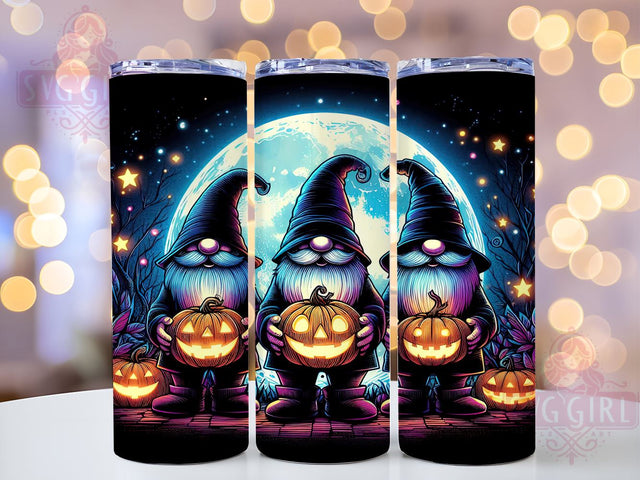 Halloween Gnomes 20oz Tumbler Wrap Sublimation Design, Straight Tapered Tumbler Wrap, Gnomes Tumbler Png, Instant Digital Download Sublimation SvggirlplusArt 