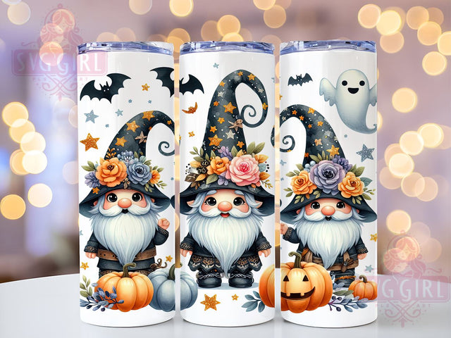 Halloween Gnomes, Spooky Gnomes, Tumbler Wrap, 20 oz Tumbler, PNG Sublimation, Halloween Design, Cute Gnomes, Fall Decor Sublimation SvggirlplusArt 