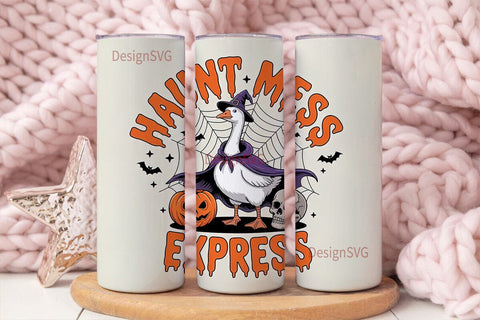 Halloween Goose 20oz Tumbler Design Sublimation DesignSVG 