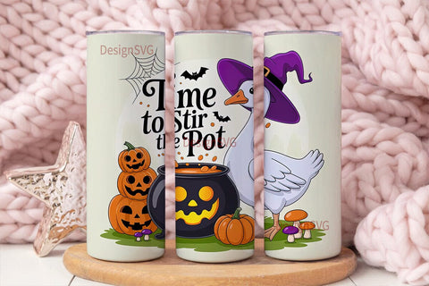 Halloween Goose 20oz Tumbler Wrap Sublimation DesignSVG 