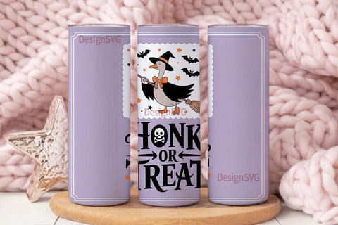 Halloween Goose 20oz Tumbler Wrap Sublimation DesignSVG 