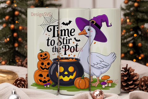 Halloween Goose 20oz Tumbler Wrap Sublimation DesignSVG 