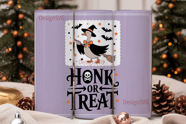Halloween Goose 20oz Tumbler Wrap Sublimation DesignSVG 