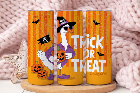 Halloween Goose 20oz Tumbler Wrap Sublimation DesignSVG 