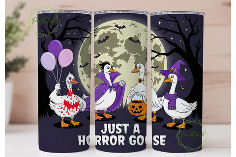 Halloween Goose 20oz Tumbler Wrap Sublimation PixelChick 