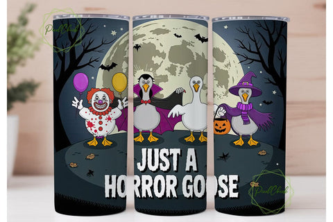 Halloween Goose 20oz Tumbler Wrap Sublimation PixelChick 