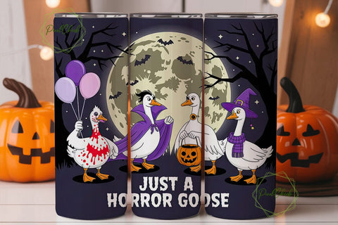 Halloween Goose 20oz Tumbler Wrap Sublimation PixelChick 