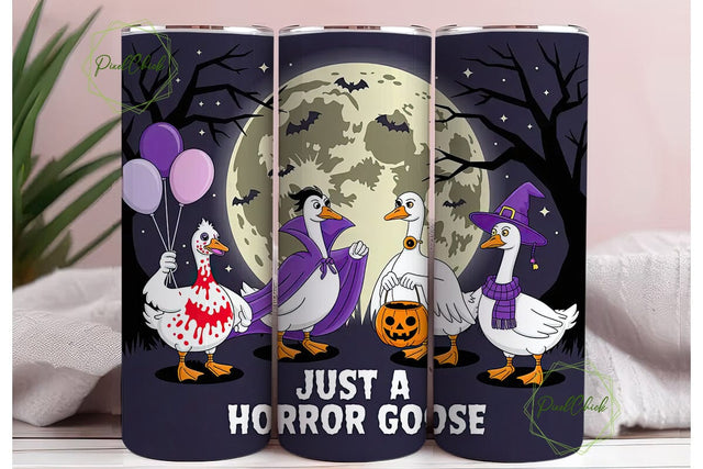 Halloween Goose 20oz Tumbler Wrap Sublimation PixelChick 