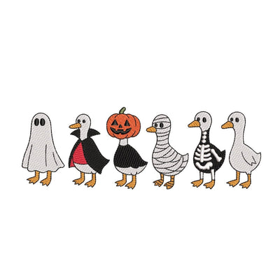 Halloween Goose Parade Machine Embroidery Design for 5x7 6x10 8x8 Digital File Embroidery/Applique DESIGNS Nino Nadaraia 