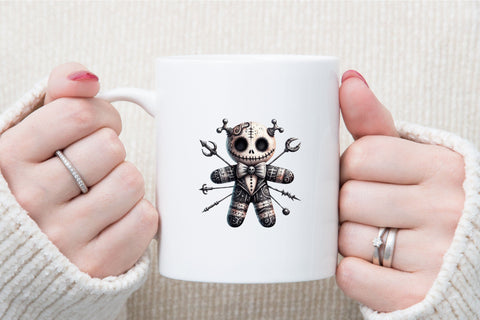 Halloween Gothic Voodoo Doll Sublimation designartist 