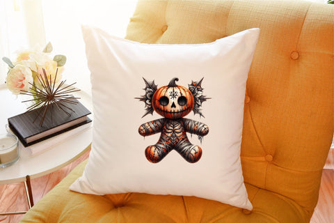 Halloween Gothic Voodoo Doll Sublimation designartist 