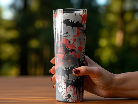 Halloween Grafitti Tumbler wrap Sublimation Luvleigh Digitals 