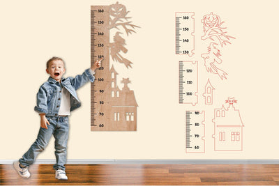Halloween Growth Chart | Growth Ruler | Chart Laser Cut SVG zafrans studio 