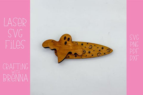 Halloween Hair Clip Bundle Laser SVG File SVG Crafting With Brenna 