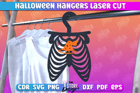 Halloween Hangers Laser Cut Bundle | Skeleton | Bones | Halloween Design | CNC Files SVG The T Store Design 