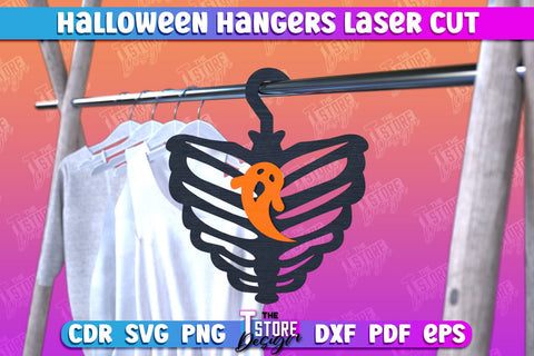 Halloween Hangers Laser Cut Bundle | Skeleton | Bones | Halloween Design | CNC Files SVG The T Store Design 