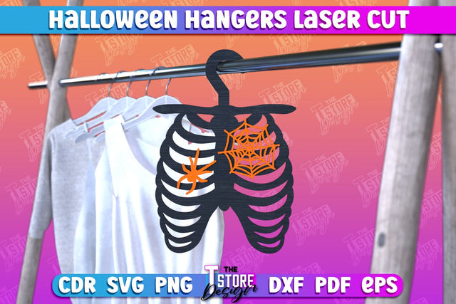 Halloween Hangers | Skeleton | Bones | Halloween Design | CNC File SVG The T Store Design 