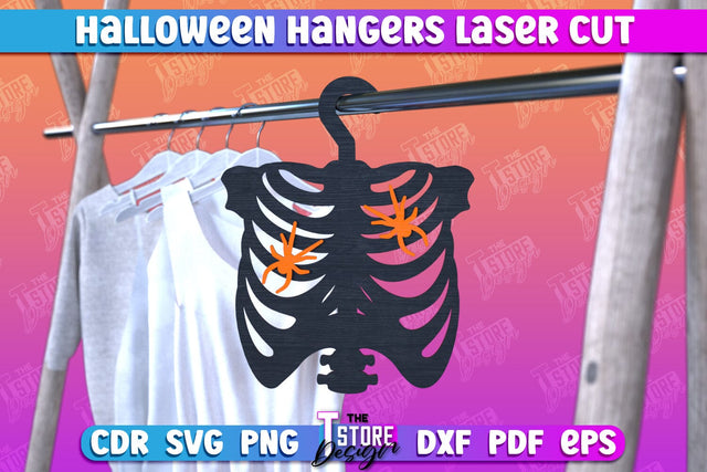 Halloween Hangers | Skeleton | Bones | Halloween Design | CNC File SVG The T Store Design 
