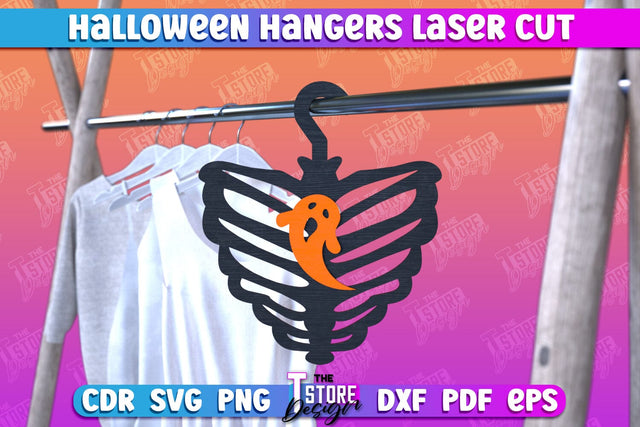 Halloween Hangers | Skeleton | Bones | Halloween Design | CNC File SVG The T Store Design 