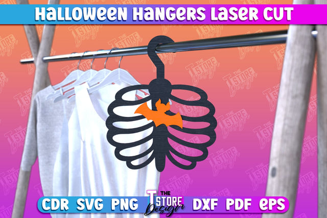 Halloween Hangers | Skeleton | Bones | Halloween Design | CNC File SVG The T Store Design 