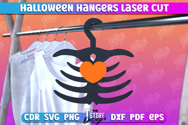 Halloween Hangers | Skeleton | Bones | Halloween Design | CNC File SVG The T Store Design 