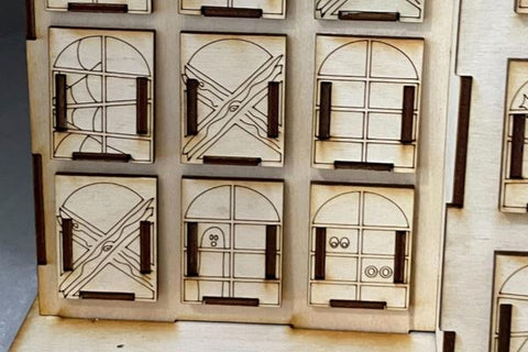 Halloween Haunted House Countdown Laser SVG File SVG Crafting With Brenna 