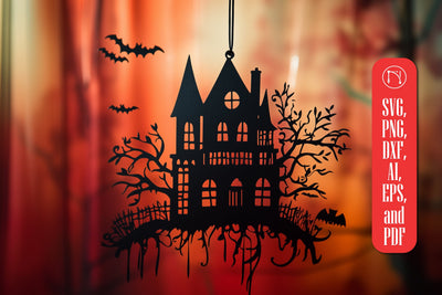 Halloween Haunted House Decor SVG SVG MD JOYNAL ABDIN 