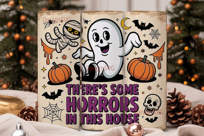 Halloween Horrors 20oz Tumbler Wrap Sublimation DesignSVG 