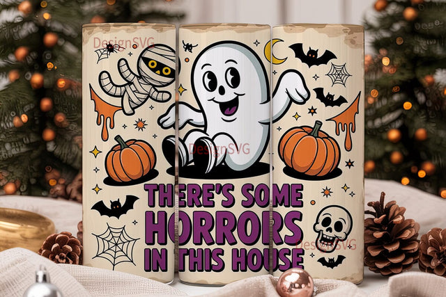 Halloween Horrors 20oz Tumbler Wrap Sublimation DesignSVG 