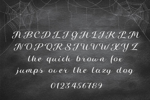 Halloween in Autumn Font Misti's Fonts 