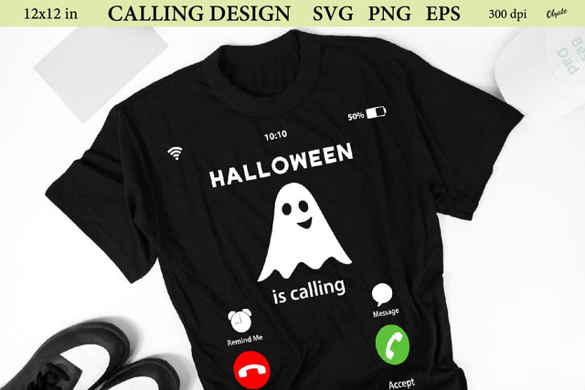 Halloween is Calling Sublimation Design SVG Olga Terlyanskaya 