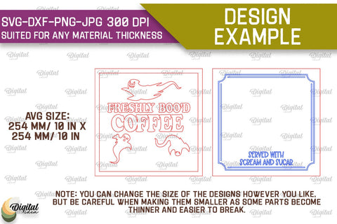 Halloween Kitchen Signs LaserCut Bundle. Halloween Decor SVG SVG Evgenyia Guschina 