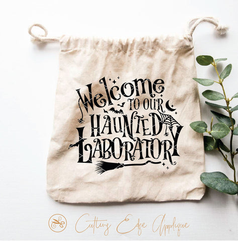 Halloween Laboratory SVG, PNG, DXF SVG Cutting Edge Applique 