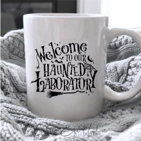 Halloween Laboratory SVG, PNG, DXF SVG Cutting Edge Applique 