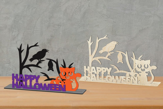 Halloween Laser Cut, Halloween Decor SVG zafrans studio 