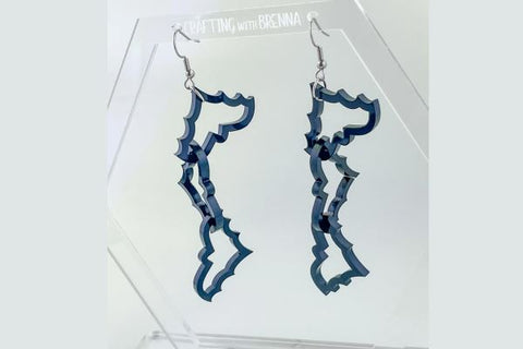 Halloween Linked Earring Bundle Laser SVG File SVG Crafting With Brenna 