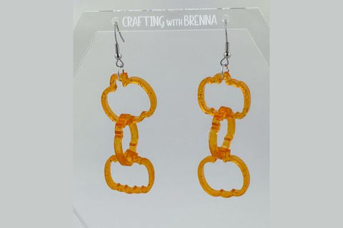 Halloween Linked Earring Bundle Laser SVG File SVG Crafting With Brenna 