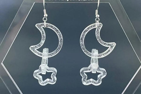 Halloween Linked Earring Bundle Laser SVG File SVG Crafting With Brenna 