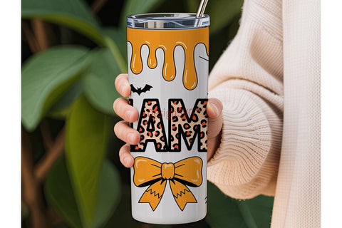 Halloween Mama 20oz Tumbler Wrap Sublimation DesignSVG 